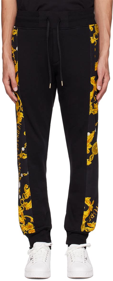 versace jeans sweatpants joggers felpa cotone hawaii|versace jeans black label.